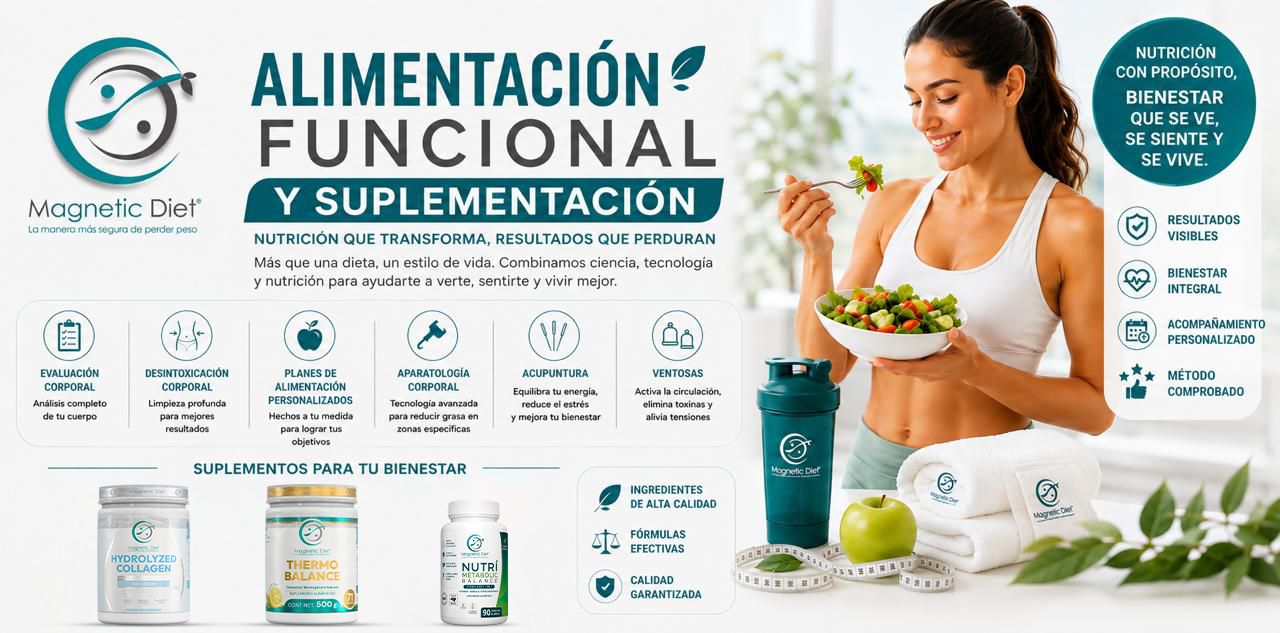 Nutrición Funcional & Suplementación Nutrición Funcional y Suplementación - Magnetic Diet